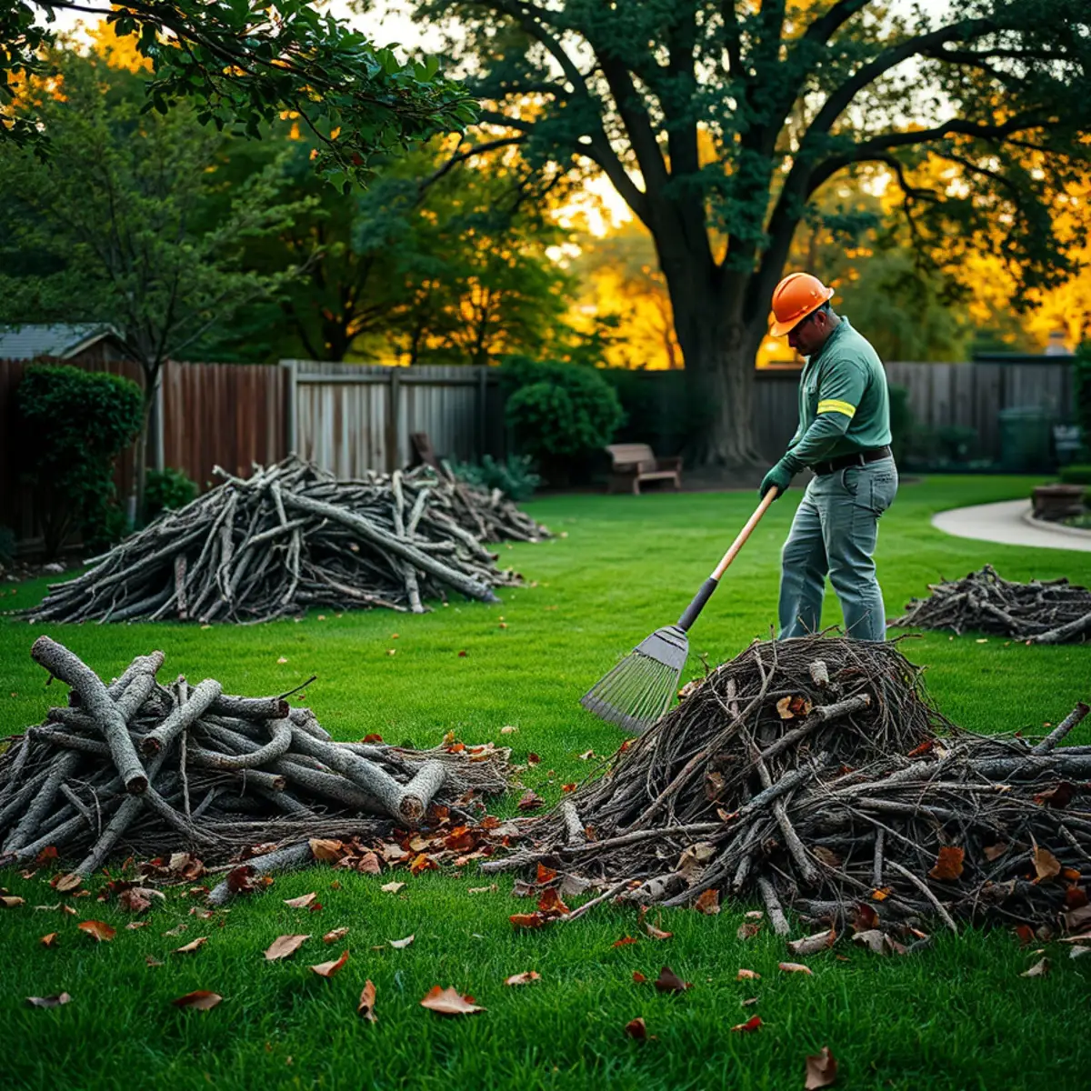 Yard Cleanup in Fort Worth, TX by Sion Tree Service